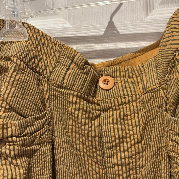 Free People seersucker striped pants with pockets. SZ Large - Picture 5 of 11